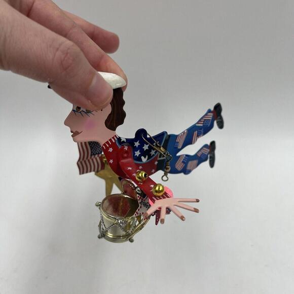 Vintage Silvestri Karen Rossi Fanciful USA Patriotic - Picture 3 of 6